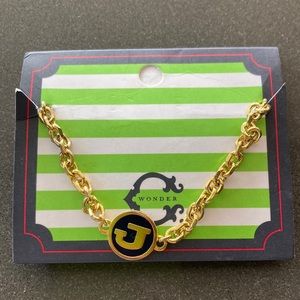 C.Wonder “J” Initial Bracelet